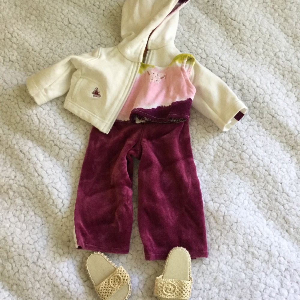 Retired American Girl Doll Vintage Lounge Outfit